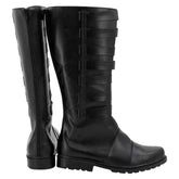 TV The Mandalorian Moff Gideon Black Shoes Boots Cosplay Accessories Halloween Carnival Props